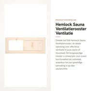 Ventilatore per Sauna - Alta Qualità - Ventilazione - Resistente allo Sfregamento - Regolabile - Installazione Facile - Ventilatore per Sauna