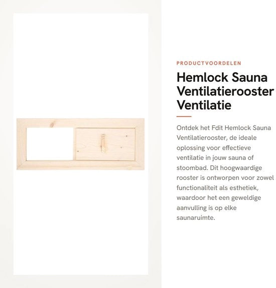 Ventilatore per Sauna - Alta Qualità - Ventilazione - Resistente allo Sfregamento - Regolabile - Installazione Facile - Ventilatore per Sauna