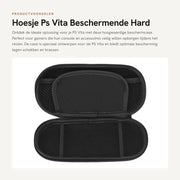 Hoes per Console PS Vita - Impermeabile e Resistenente ai Colpi - Custodia Portatile - Compatta - Spazio di Stoccaggio per Accessori - Nero - Borsa di Stoccaggio