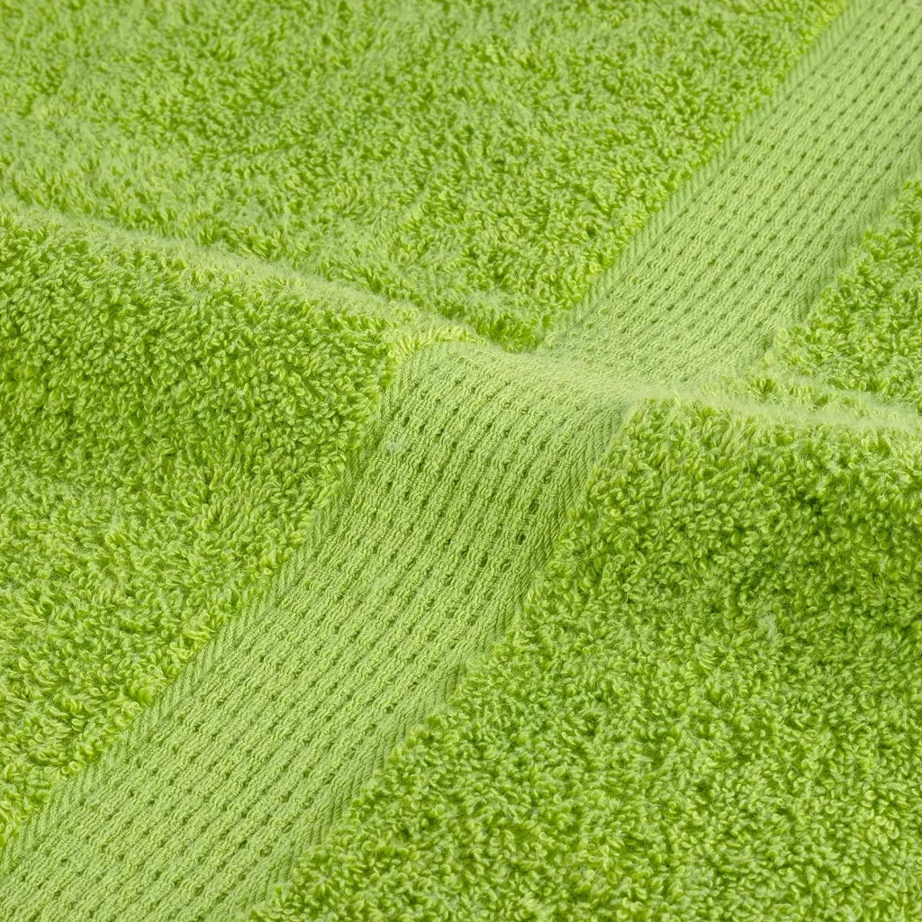 Asciugamani da bagno Premium SOLUND 10 pz Verde mela 100x150 cm 600 g/m² 137505