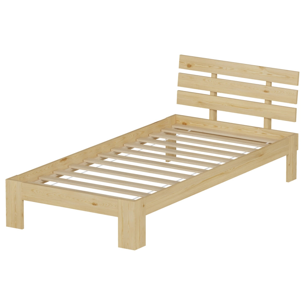 Letto in legno con testiera 90x190cm FINN