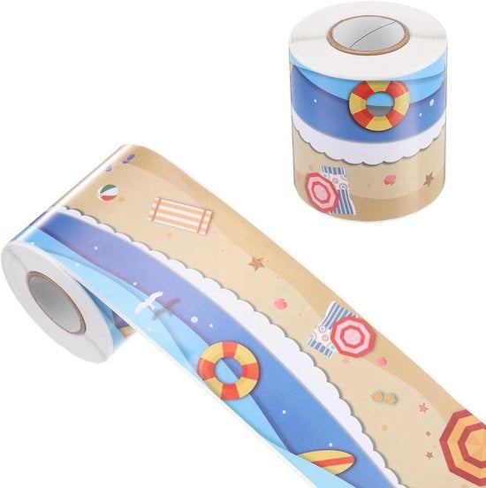 Decorazione estiva per parete e finestra - Set di 66 pezzi - Decorazione per parete, finestra, scrivania e classe