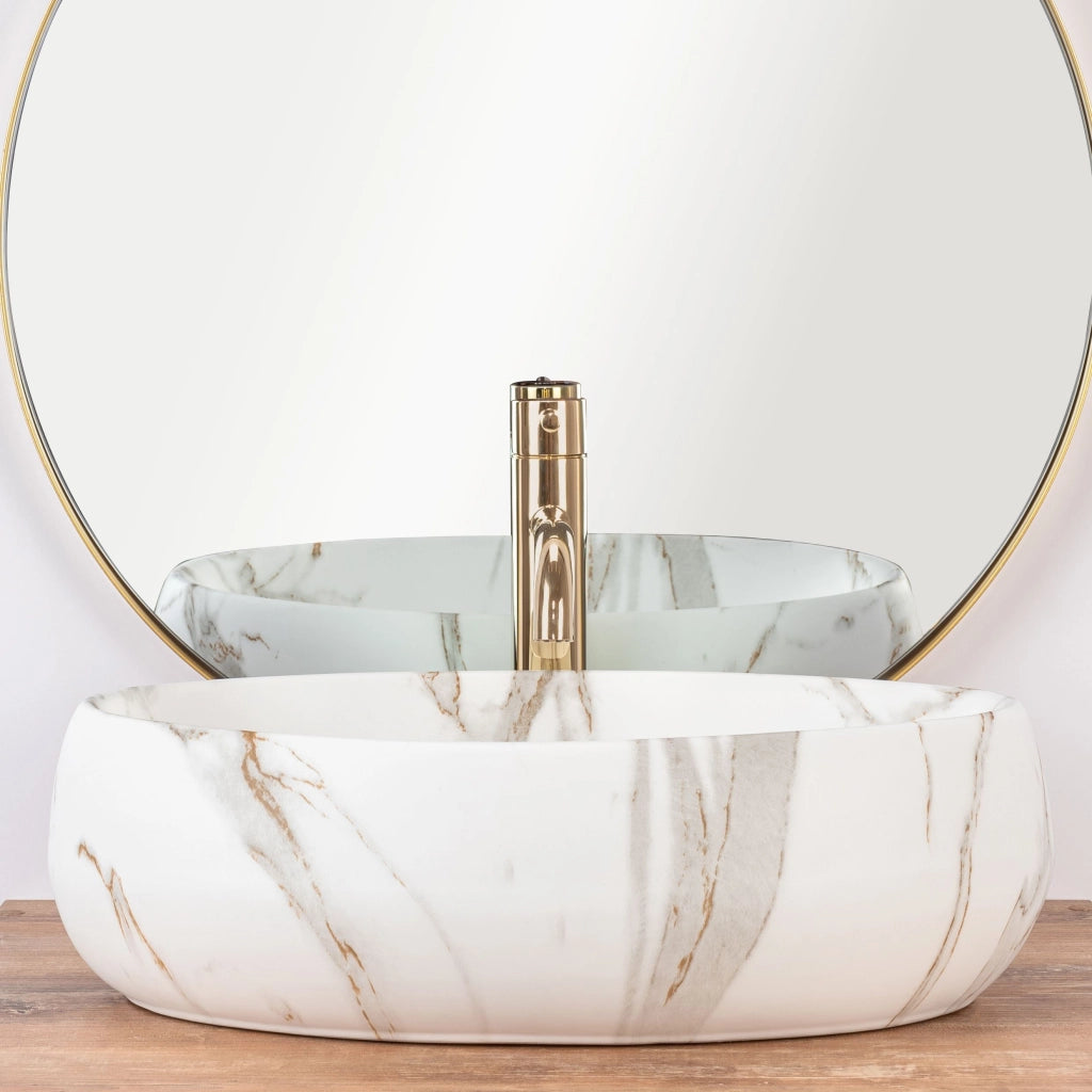 Lavabo Da Appoggio Rea Linda Lava Mat