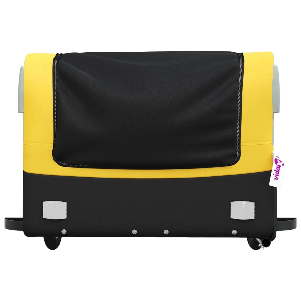 Rimorchio per trasporto biciclette 45 kg ferro giallo 02_0044149