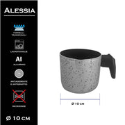 MA MAISON BOLLI LATTE LINEA ALESSIA 10 CM SPESSORE 1,50 MM ANTIADERENTE E ANTIGRAFFIO IN ALLUMINIO