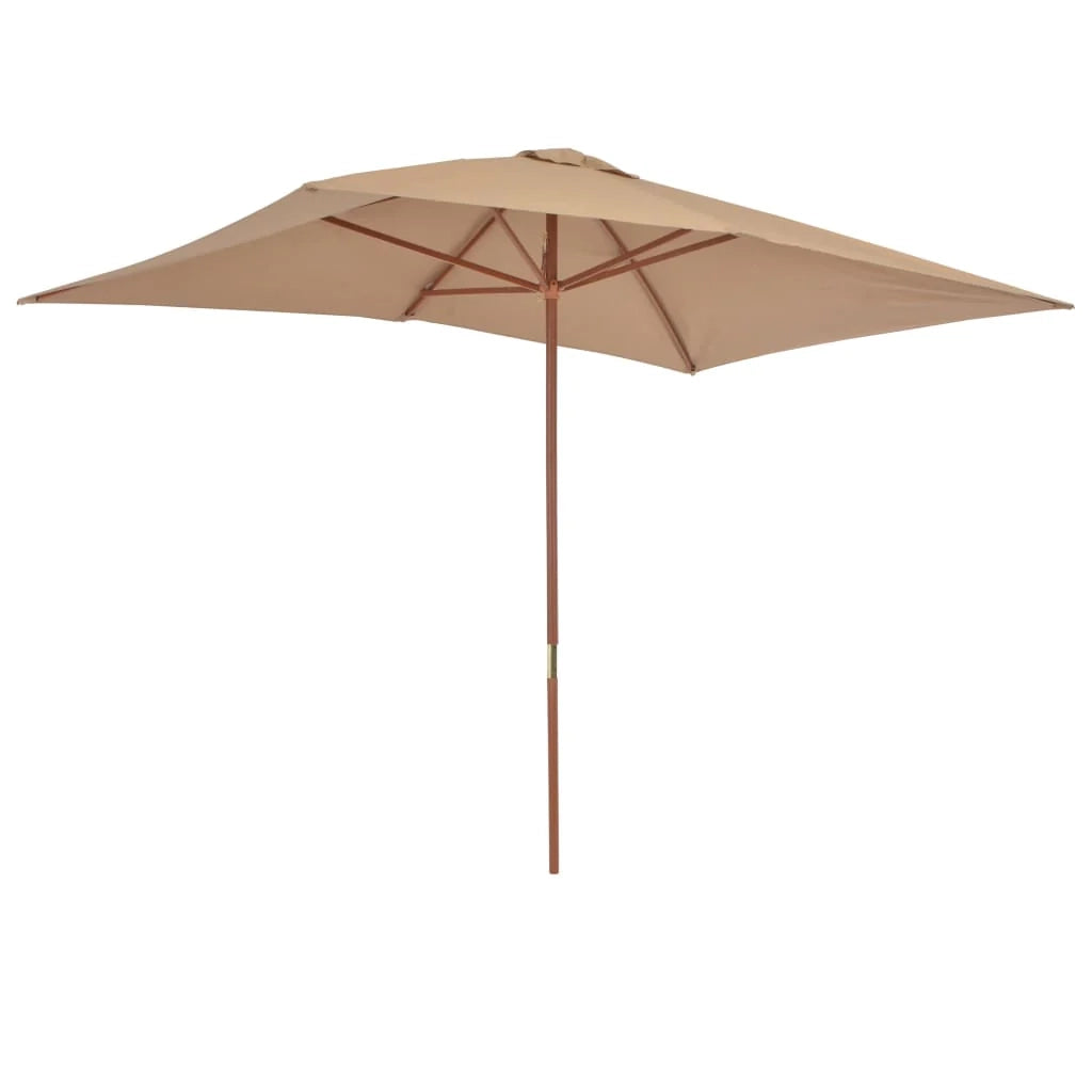 Ombrellone da esterno con palo in legno 200 x 300 cm tortora 02_0008245