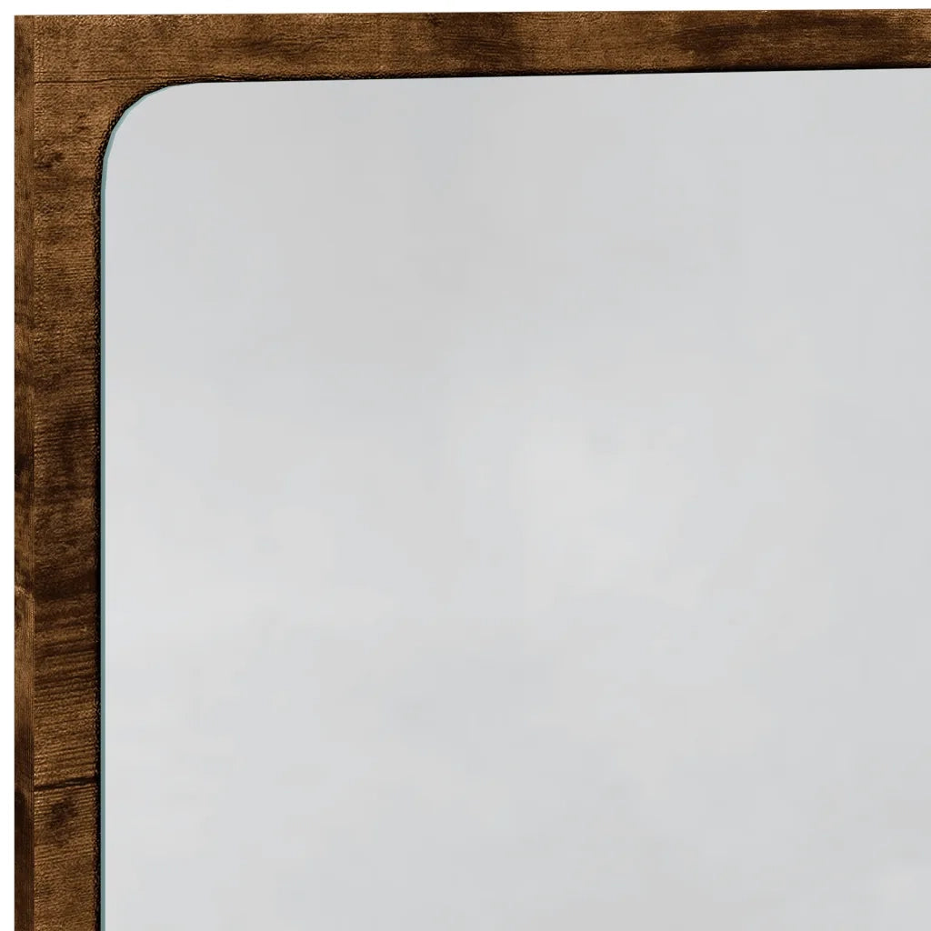 Specchio da Bagno LED Rovere Sonoma 60x8,5x38 cm in Truciolato 834927