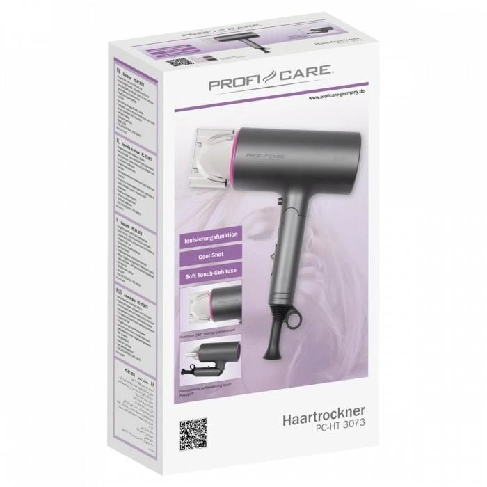ProfiCare PC-HT 3073 asciuga capelli 1600 W Nero