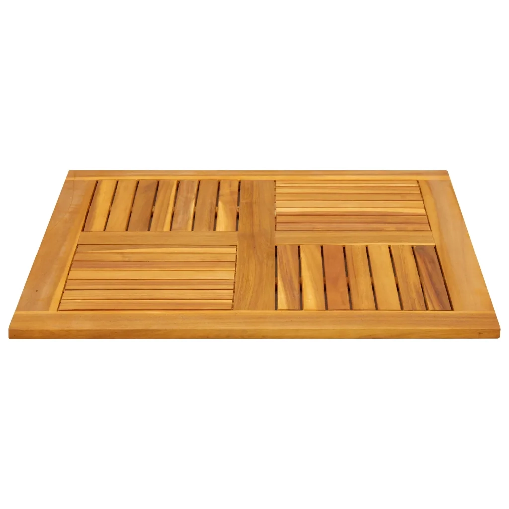 Piano per Tavolo | Superficie Tavolo | Piano Scrivania 80x80x2,2 cm Quadrato Legno Massello di Faggio