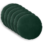 Cuscino con cuscino HEERLEN 6 pz Verde Scuro Velluto 929344