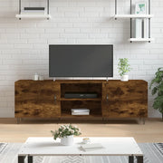 Mobile Porta TV-Mobile per TV-Credenza TV Rovere Fumo 150x30x50 cm in Legno Multistrato 942861