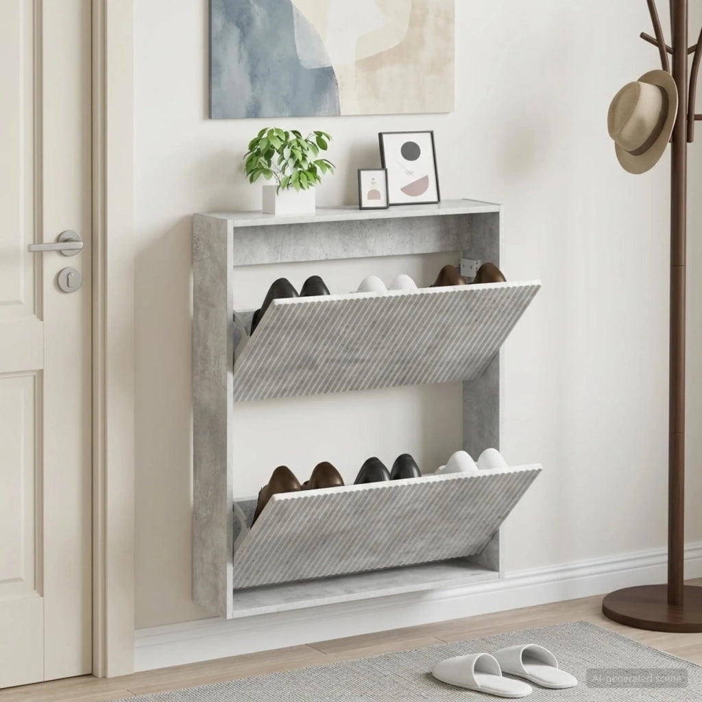 Mobiletto per Scarpe da Muro ARNHEM 71 x 17 x 86 cm 896638