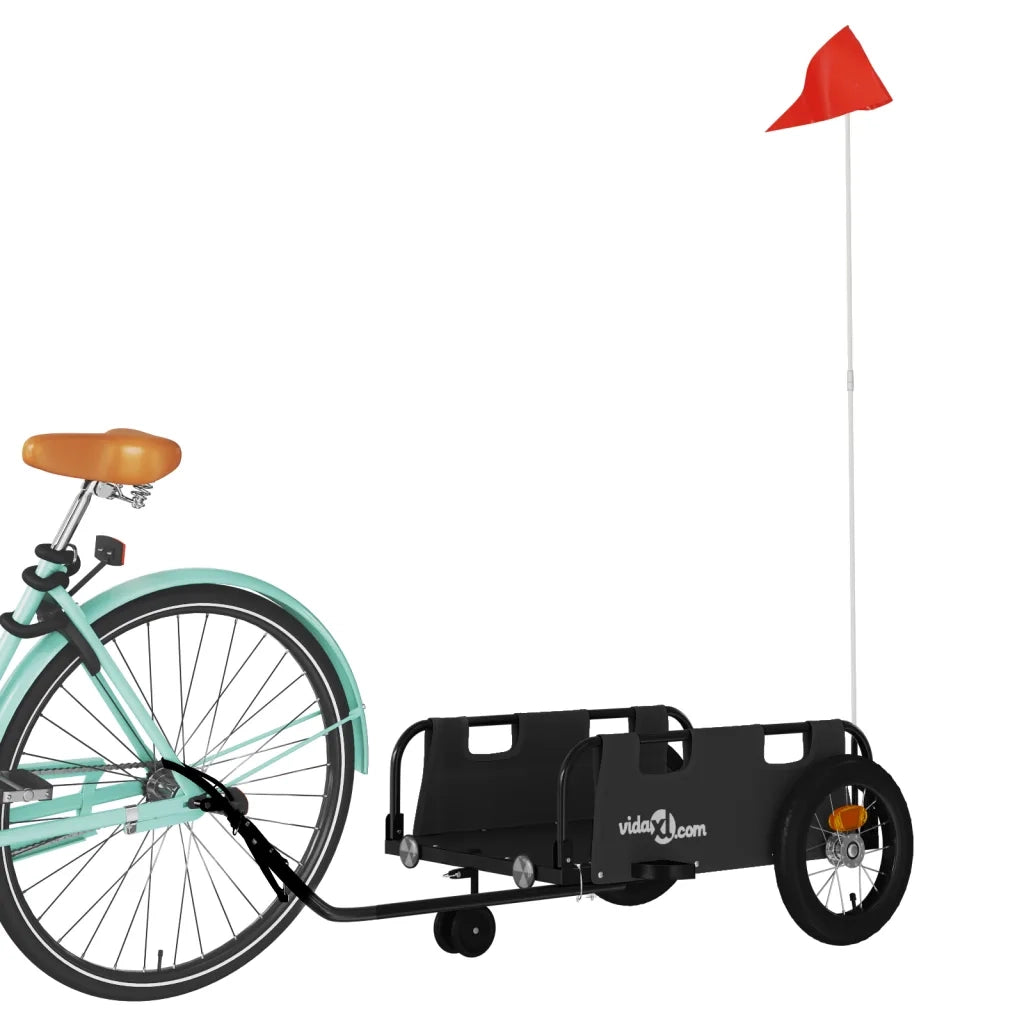 Rimorchio da Bici Nero Oxford e Ferro CFW1287828