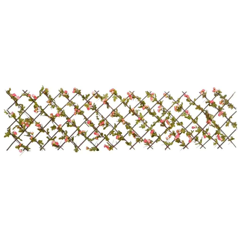 Traliccio Edera Artificiale Espandibile Rosa Scuro 180x60 cm CFW6042686