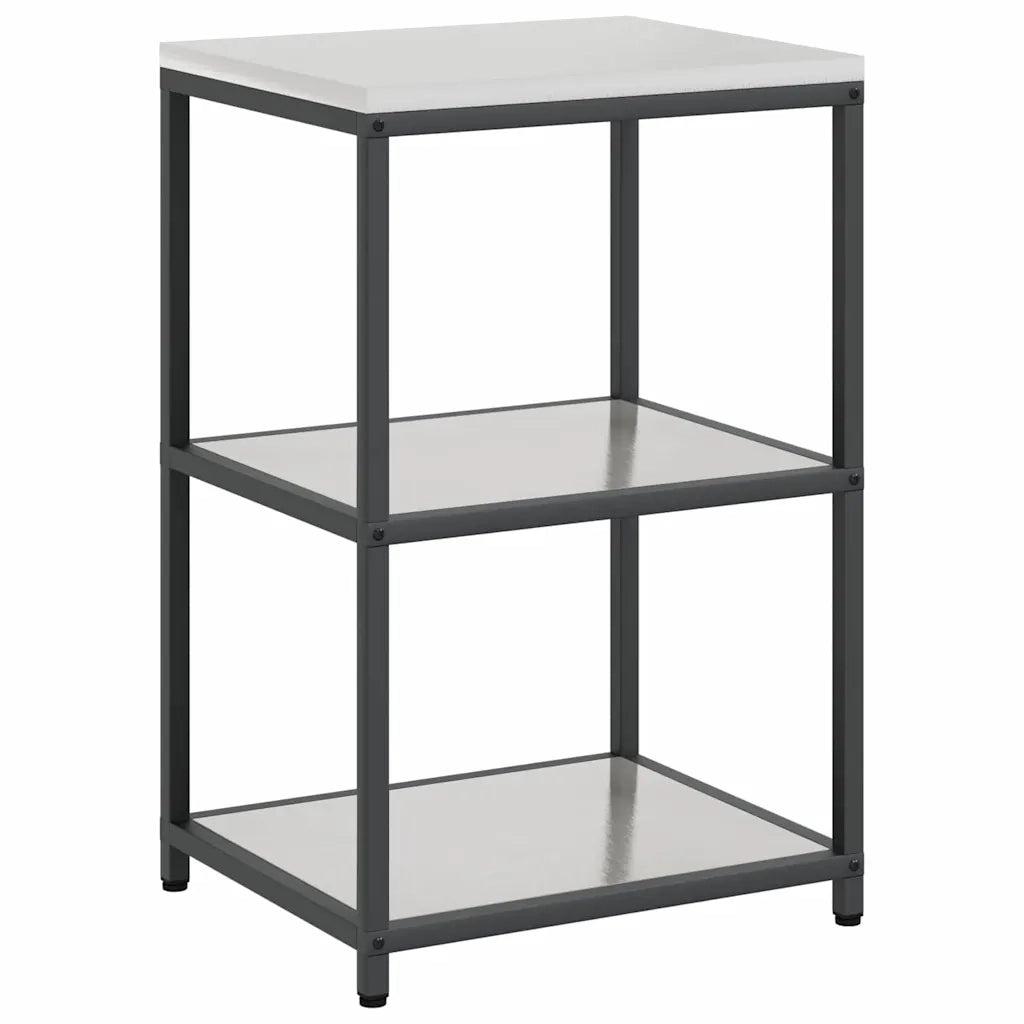 Stoccaggio in cucina Argento 60 x 50 x 92 cm Acciaio 874965