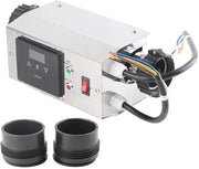 Impianto di riscaldamento per piscina 2KW - Termostato digitale - Installazione facile - Acciaio inossidabile - Adatto per piscine - 2255 ℃