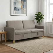 Divano con Storage Tortora 192 x 78 x 87 cm Poliestere 42036981