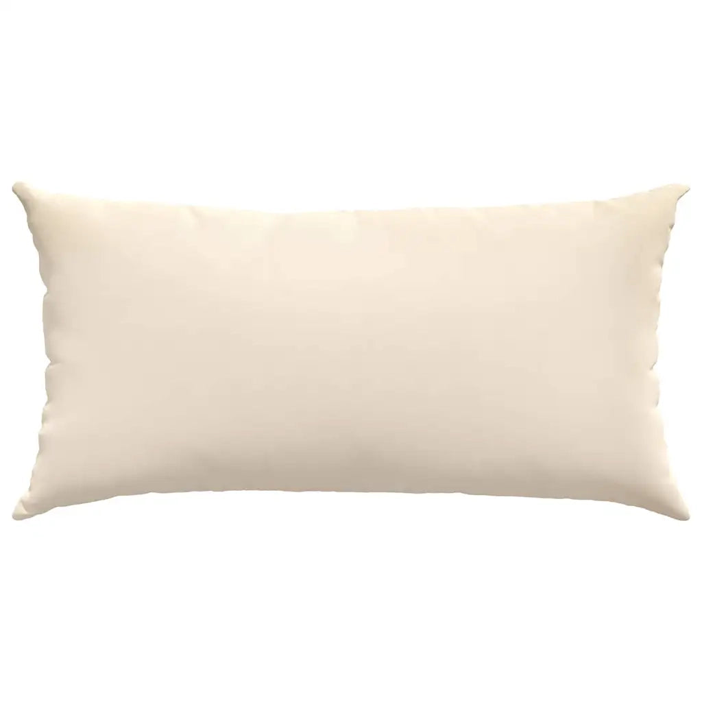 Cuscini da Divano 2 pz | Cuscini per sedie Beige 80 x 40 cm Tessuto