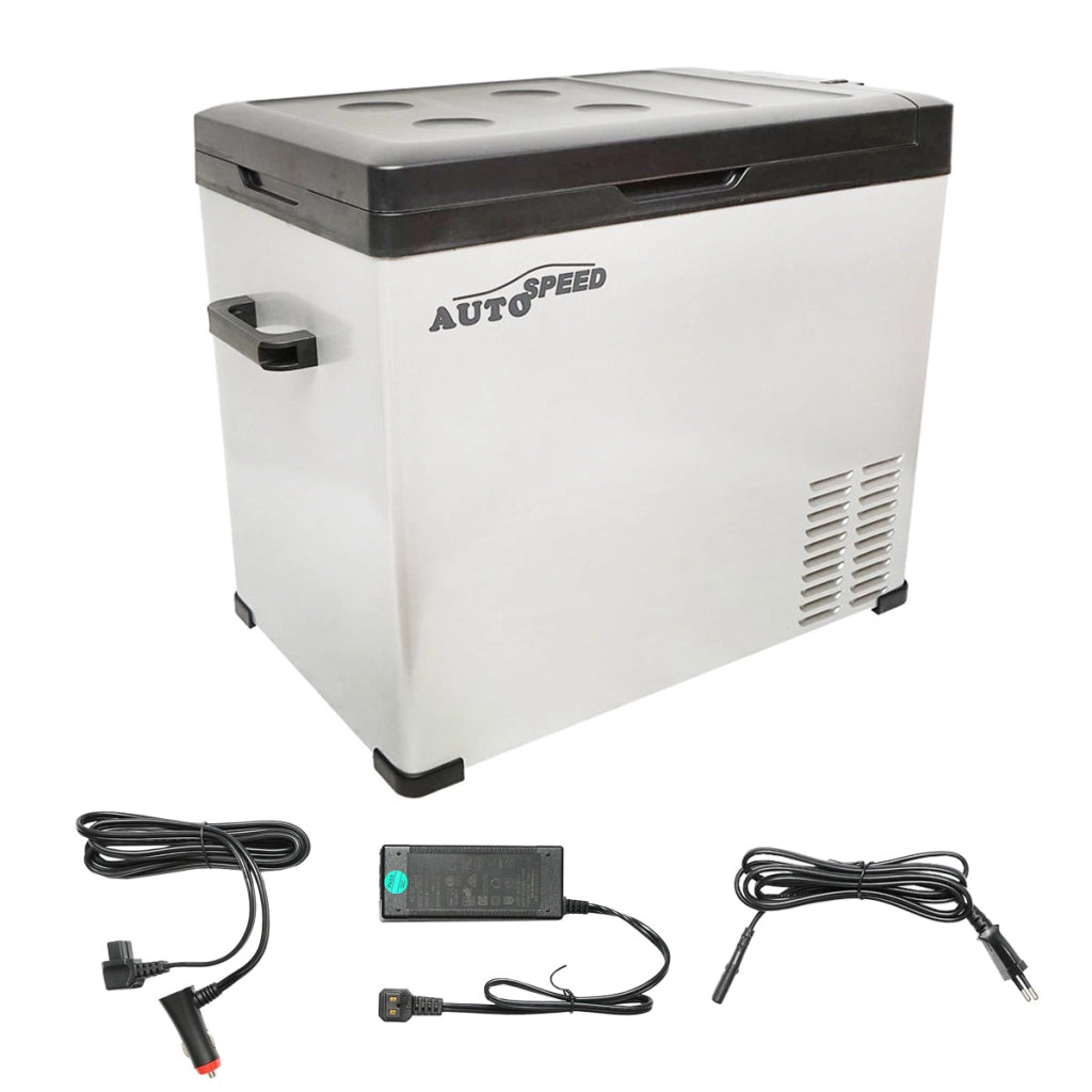 Frigorifero intelligente per auto con compressore 50L 12-24-220V 80W, Bluetooth