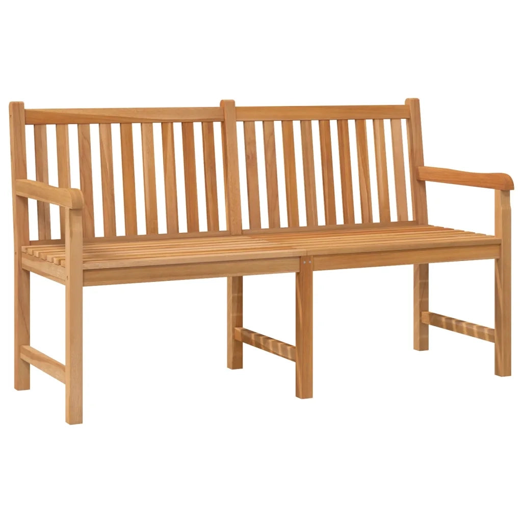 Panchina da Giardino 150 cm in Legno Massello di Teak 316623