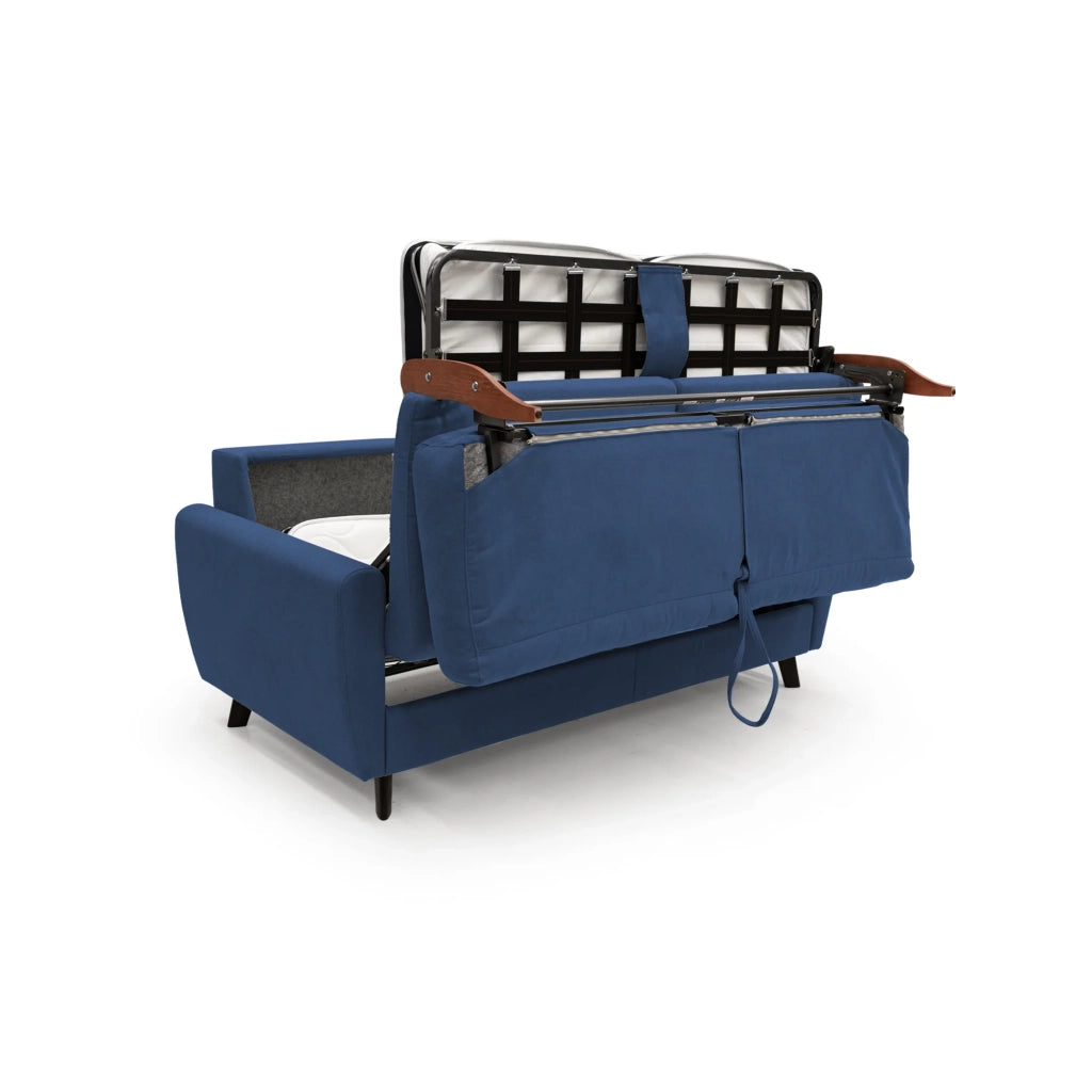 Callisto Divano letto matrimoniale 188 cm blu
