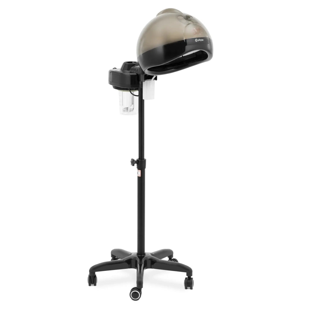 Asciugacapelli su supporto 750 watt timer 0,75 l acciaio con trattamento antiruggine plastica nera 14_0008554
