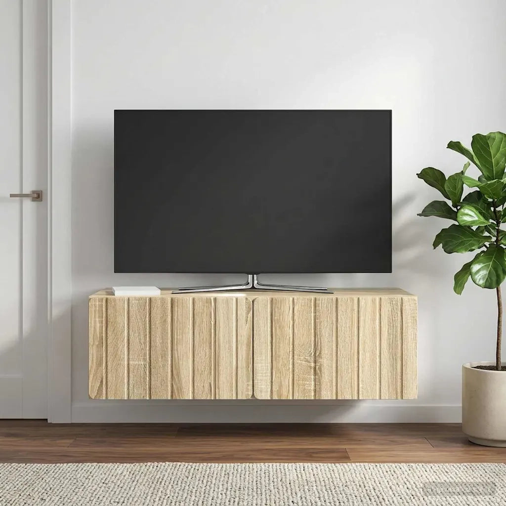 Mobile Porta TV da Muro Rovere Sonoma 98 x 41 x 30 cm 898357