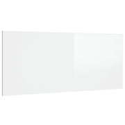 Testiera | Testata per Letto Bianco Lucido 200x1,5x80cm Legno Multistrato