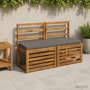 Cuscino per panchina SOEST 100% Poliestere Grigio 948810