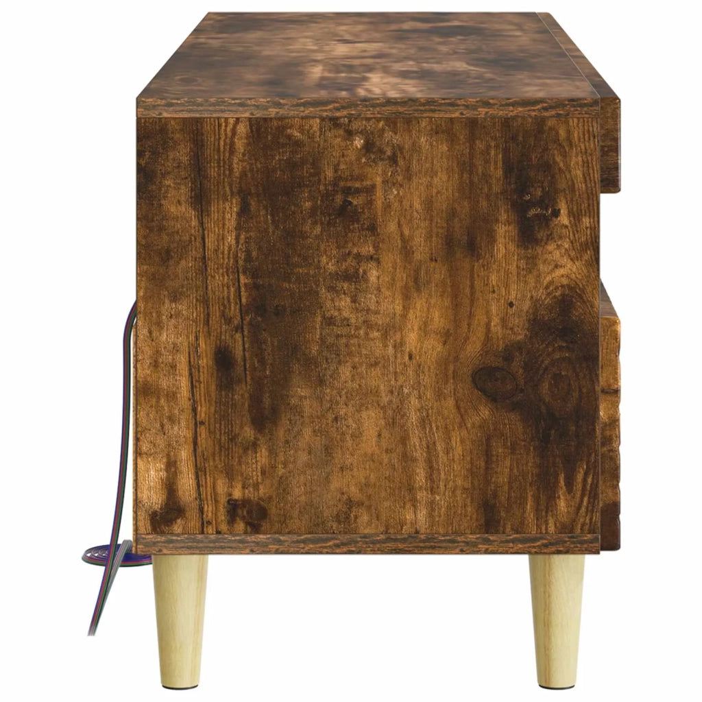 Mobile TV LED Rovere Fumo Legno ingegnerizzato 897220