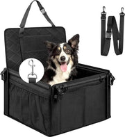 Hondenmand Auto con Cintura di Sicurezza - Autostoletto per Cani - Autostoletto per Cane - Autostoletto con Cintura