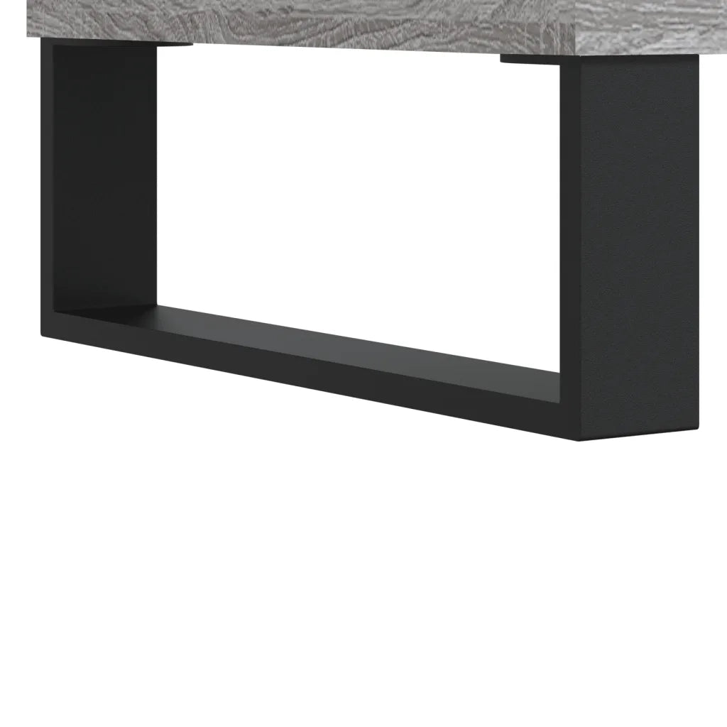 Credenza Grigio Sonoma 60x36x110 cm in Legno Multistrato 831498
