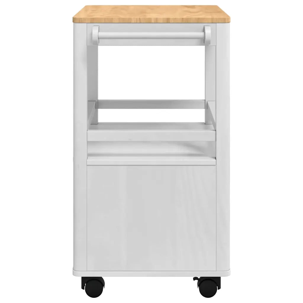 Carrello da Cucina FLORO Bianco 72,5 x 45 x 80 cm CFW1273528