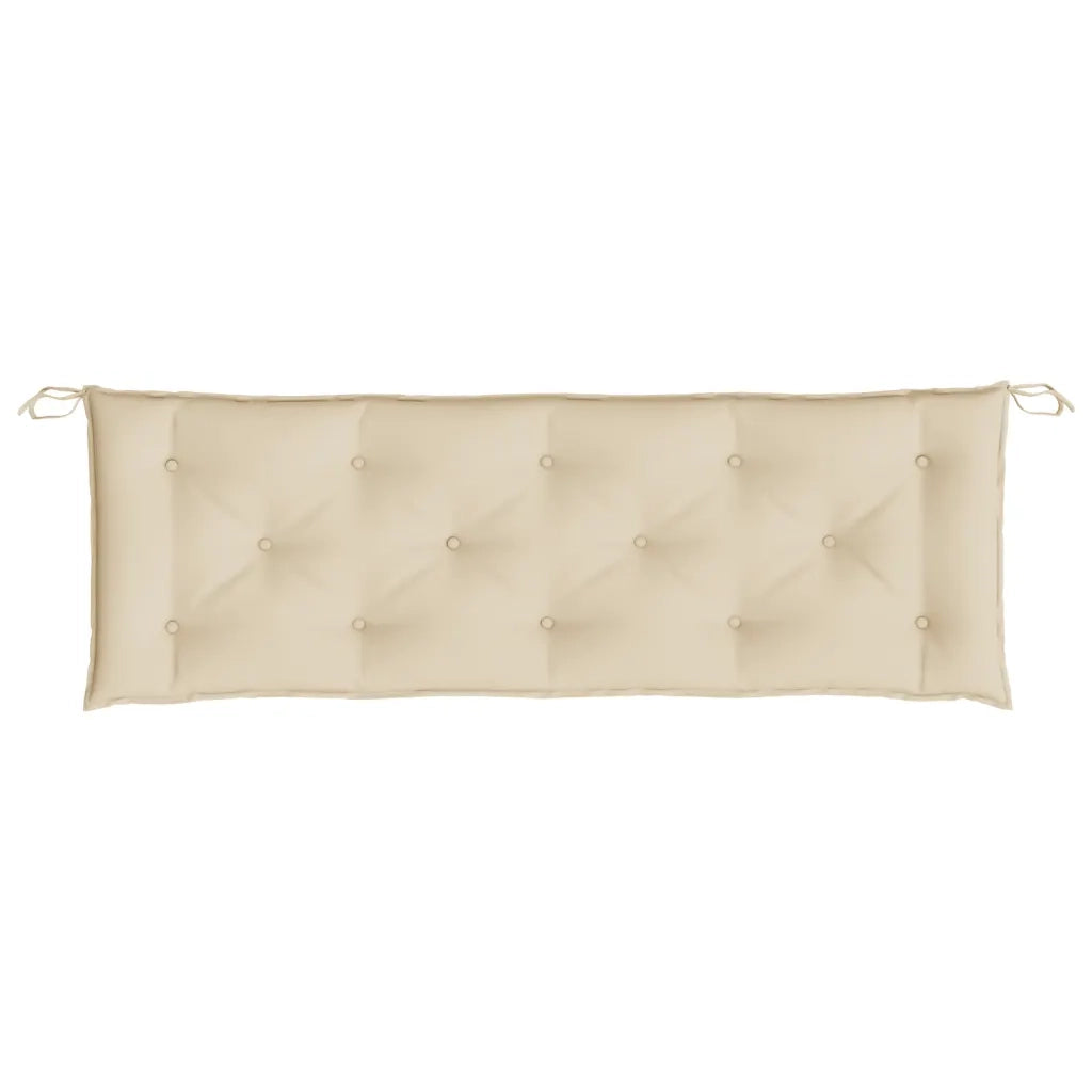 Cuscino per Panca Beige 150x50x7 cm in Tessuto Oxford 361605
