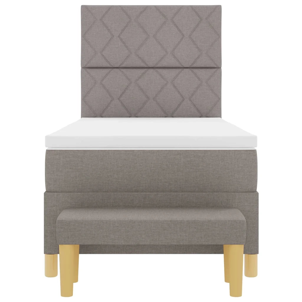 Letto a molle con materasso Talpa 90 x 200 cm Tessuto 3344349