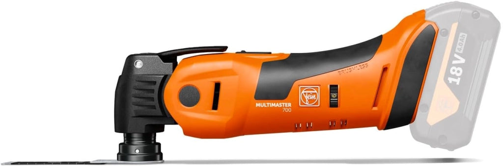 Multimaster a batteria AMM 700 Max Top AS, con 60 accessori per lavori di ristrutturazione e rinnovo, compatibile con AMPShare/BOSCH 18V, batteria e caricabatteria non inclusi