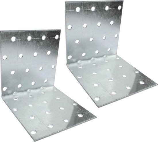 Montaggio di sostegni per finestre in legno - profilo in acciaio inossidabile Z275 con fori