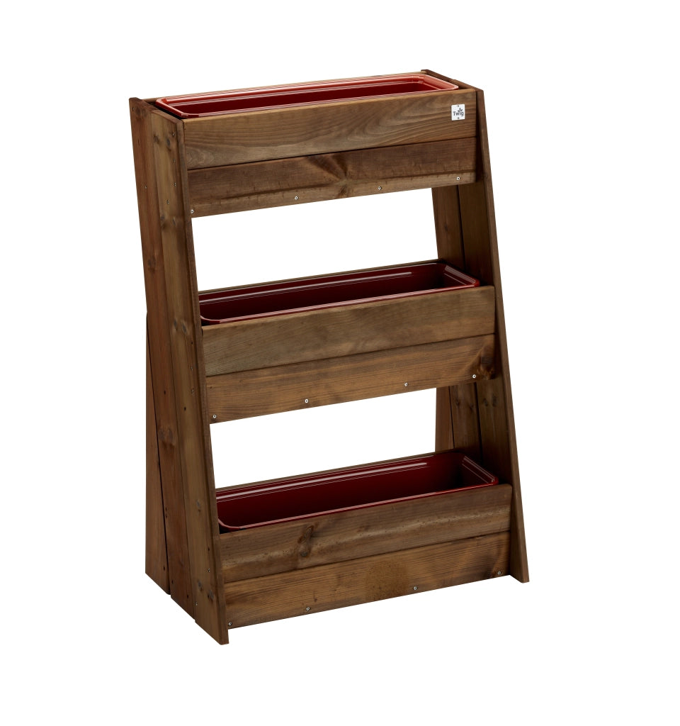 Ortofiore Inclinato Con Vaschette 67X45Xh110 Cm Color Castagno