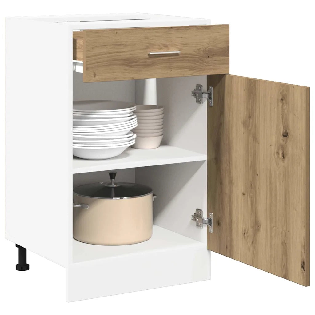 Cassettiera “Lyon” Rovere Artigianale 40x46x81,5 cm 856084