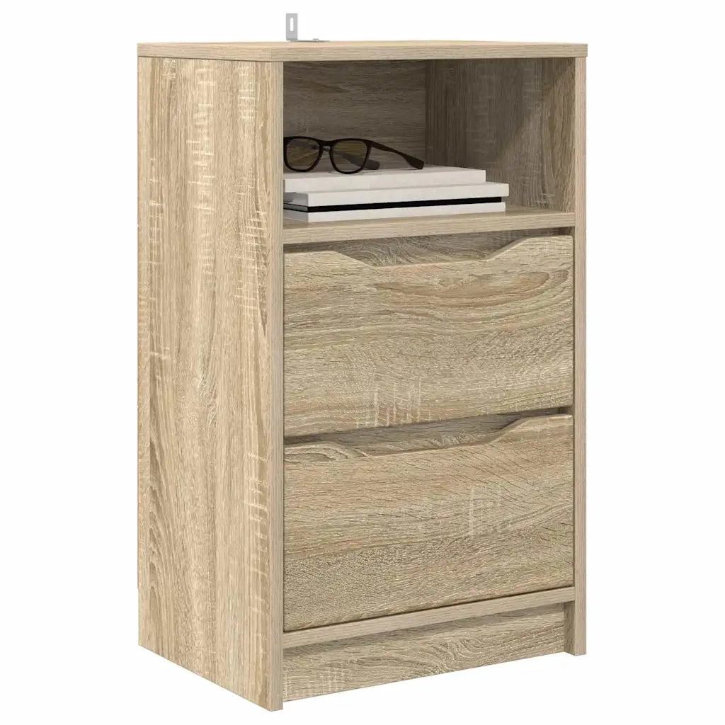 Comodini 2 pcs Rovere Sonoma 40 x 30 x 467 cm Legno multistrato