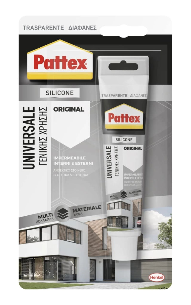 Silicone Pattex Universale Trasparente Blister Ml. 50 Henkel