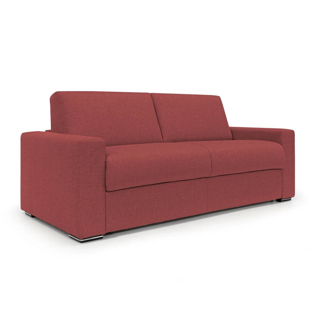 Nixon Divano letto c/mat. H 20 cm 200 cm (mat. 140x197) Rosso