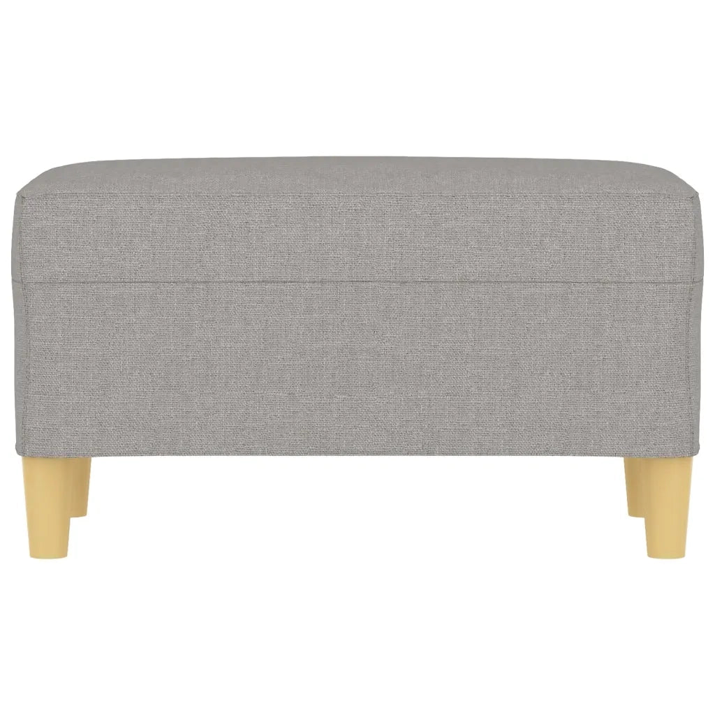 Panca Grigio chiaro 70x35x41 cm in Tessuto cod mxl 61509