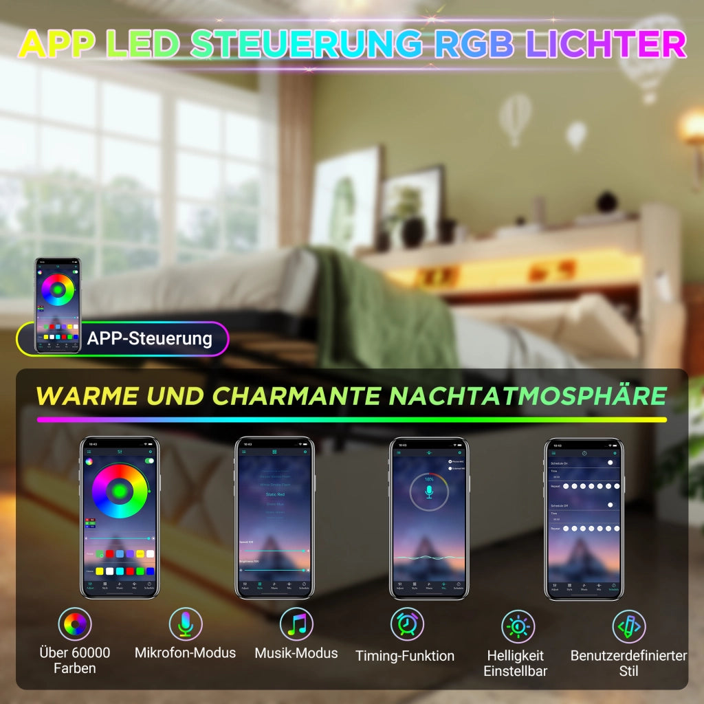 letto imbottito lino beige 90 x 200 cm