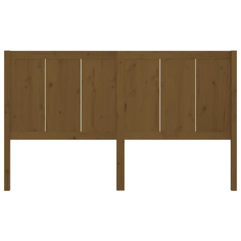 Testiera per Letto ambra 205,5x4x100 cm Legno Massello di Pino 818113