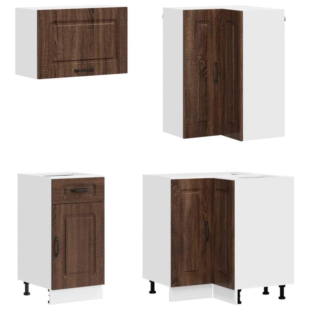 Unità Cucina KALMAR 8 pcs Rovere Marrone Legno ingegnerizzato 3438378