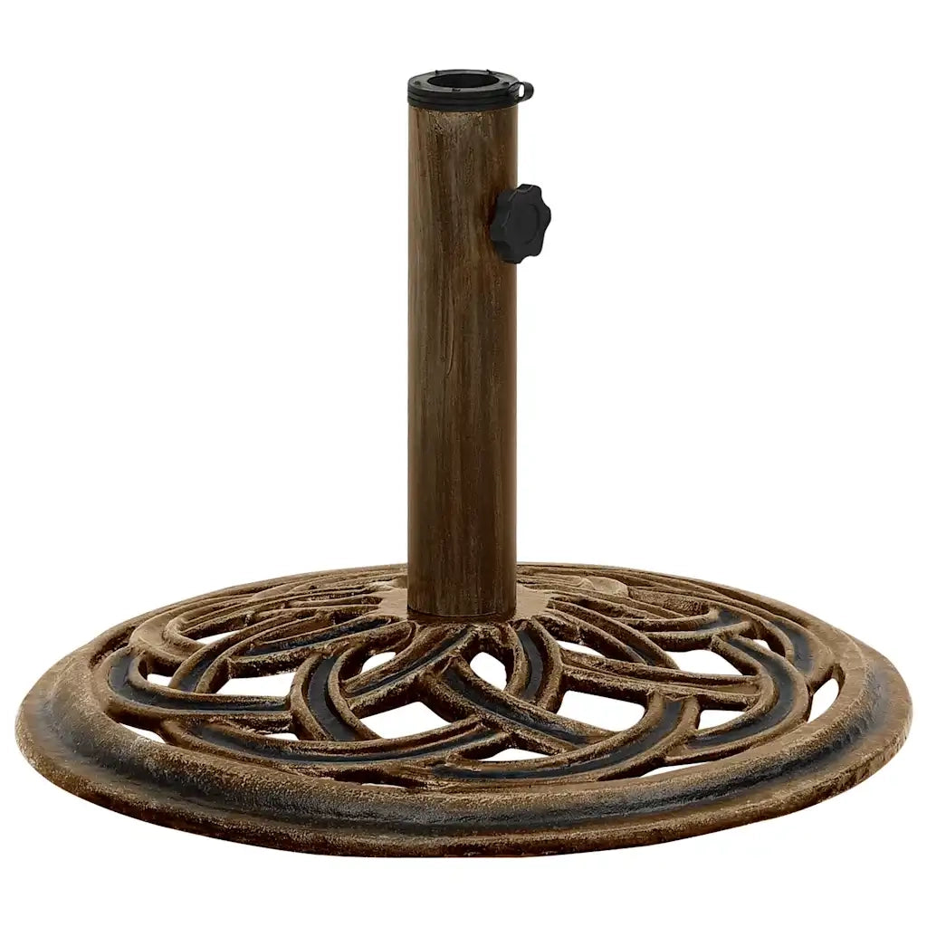 Base per Ombrellone Bronzo 44x44x31 cm in Ghisa 317758