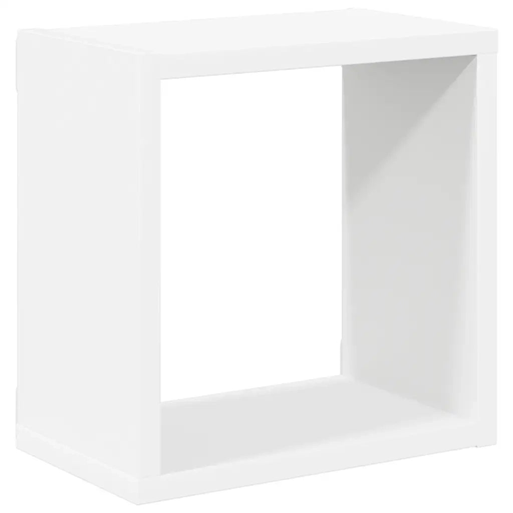 Mensole Parete a Cubo 6 pz Bianche 26x15x26 cm