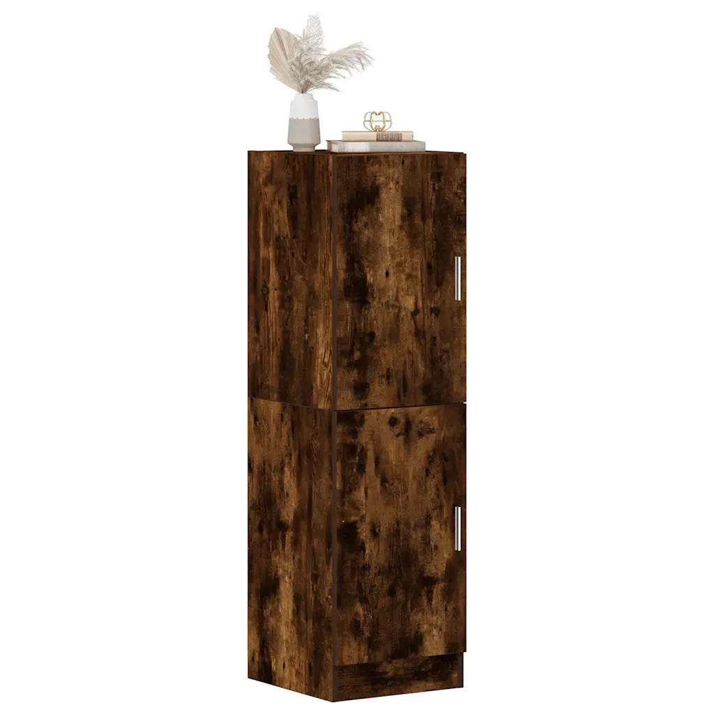 Armadietto Cucina-Mobiletto da Cucina Rovere Fumo 38x41,5x131,5 cm in Legno