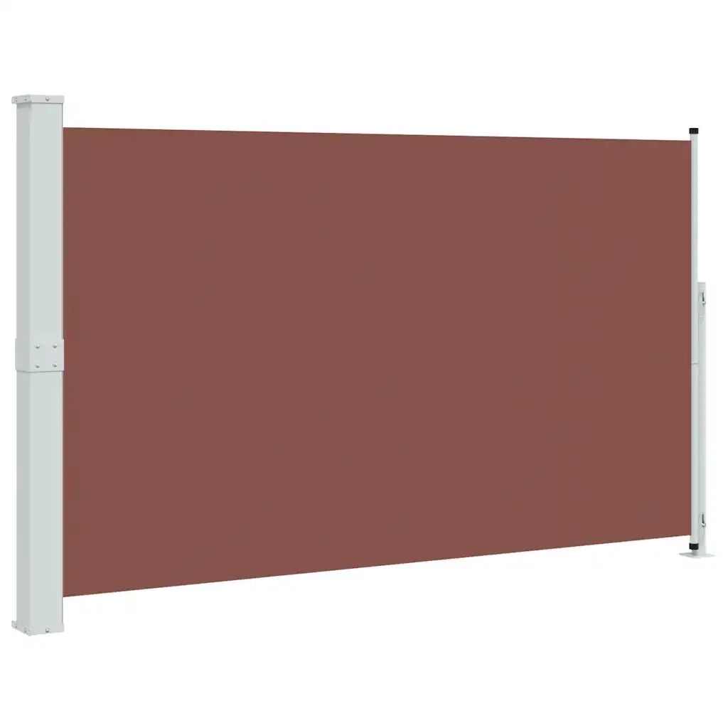 Tenda Laterale Retrattile per Patio 180x300 cm Marrone